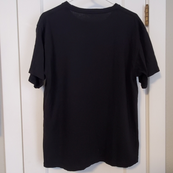 Liquid Blue Woodstock 3 Days of Peace and Music black tie dye tshirt Large - Picture 2 of 5